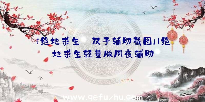 「绝地求生
